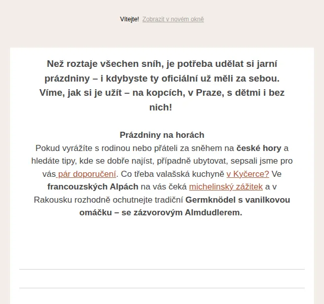 Jídlo a radost: inspirace na gastro zážitky – červen 2026 | Nuslet.cz