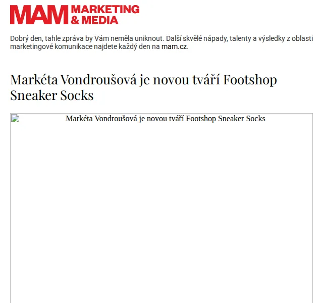 Marketing & Media: Nová kolekce Footshop Sneaker Socks – červen 2026 | Nuslet.cz