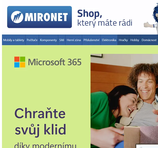 Mironet: Microsoft 365 sleva – červen 2026 | Nuslet.cz