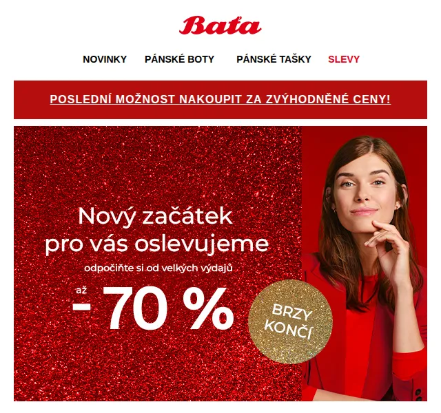 Baťa: Slevy až 70 % na boty – červen 2026 | Nuslet.cz
