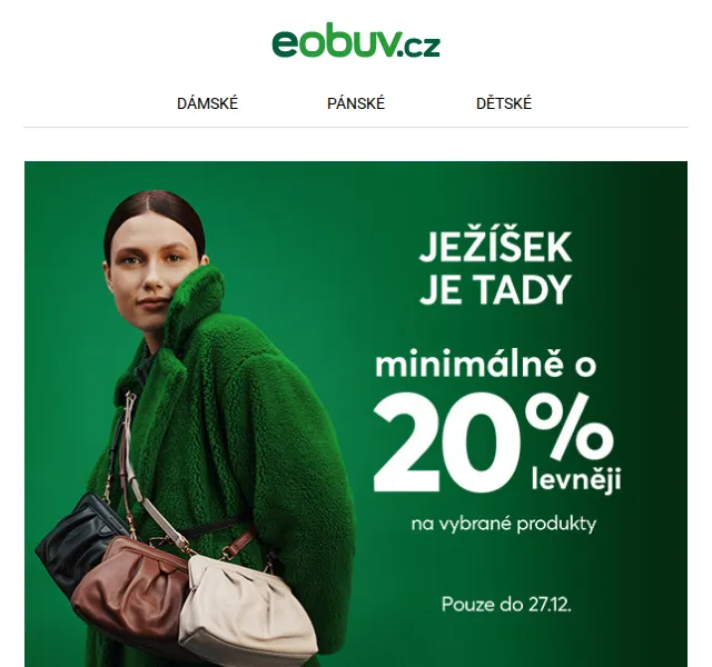 eobuv.cz: Extra sleva 15 % na boty – prosinec 2026 | Nuslet.cz