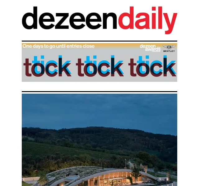 Dezeen Daily: Exkluzivní design a architektura – červen 2026 | Nuslet.cz