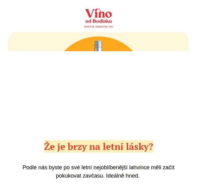 Jitka za Víno od Bodláků: Letní víno Sedlák – červen 2026 | Nuslet.cz