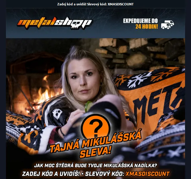 METALSHOP: Tajná mikulášská sleva – prosinec 2022 | Nuslet.cz