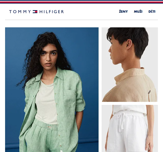 Tommy Hilfiger: Lněná kolekce léto 2026 – červen 2026 | Nuslet.cz