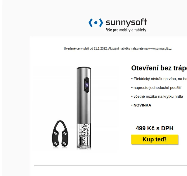 Sunnysoft: Chytré vychytávky za skvělé ceny – červen 2026 | Nuslet.cz