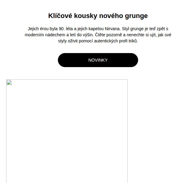Stradivarius: Nová grunge kolekce – červen 2026 | Nuslet.cz