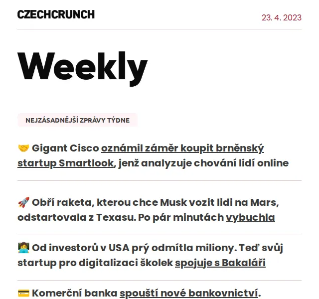 CzechCrunch: Popeyes v Česku a Smartlook – červen 2026 | Nuslet.cz