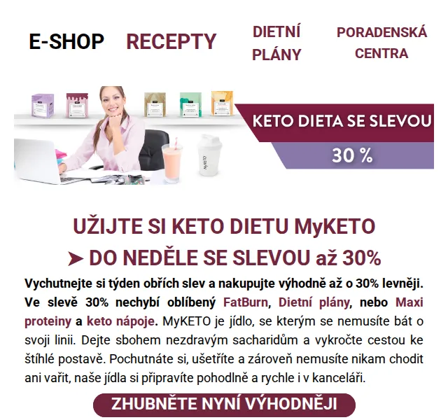 MyKETO: Sleva až 30 % na keto dietu – červen 2026 | Nuslet.cz