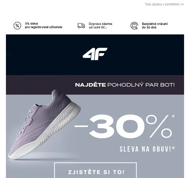 4Fstore.cz: boty s 30% slevou – srpen 2022 | Nuslet.cz