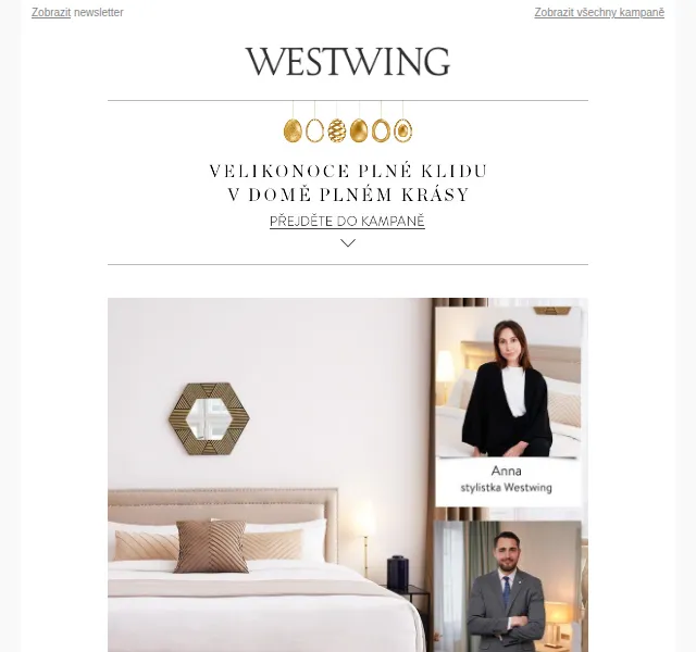 Westwing: Ložnice jako v Hotelu Bristol – červen 2026 | Nuslet.cz