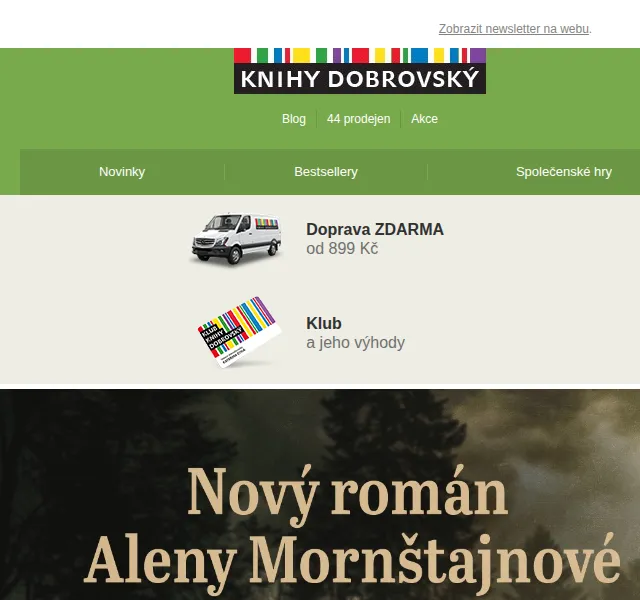 KnihyDobrovsky.cz: Les v domě Aleny Mornštajnové – červen 2026 | Nuslet.cz