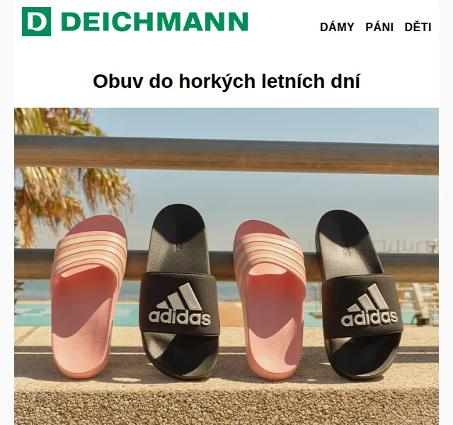 DEICHMANN: Letní pantofle pro celou rodinu – červenec 2026 | Nuslet.cz
