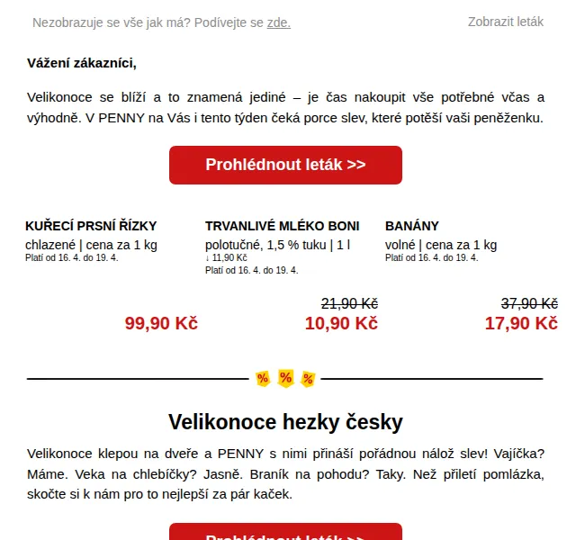 Penny: Velikonoční nákupy levně – červen 2026 | Nuslet.cz