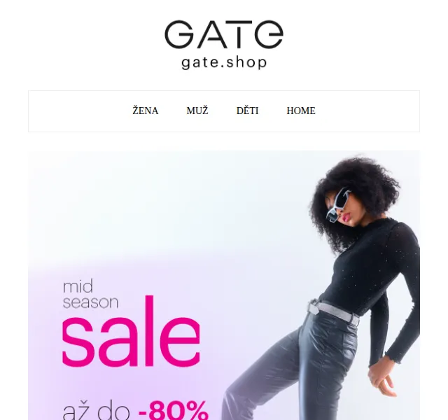 gate.shop: MID SALE slevy až -80 % – červen 2026 | Nuslet.cz