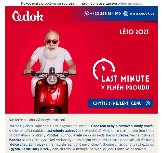 Čedok: Last minute akce – červen 2026 | Nuslet.cz
