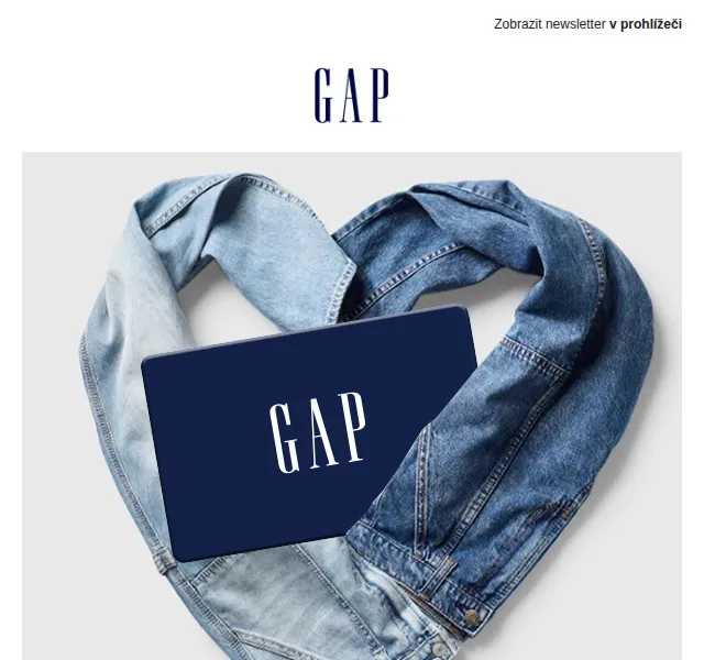 GAPstore.cz: dárková karta GAP – červen 2026 | Nuslet.cz