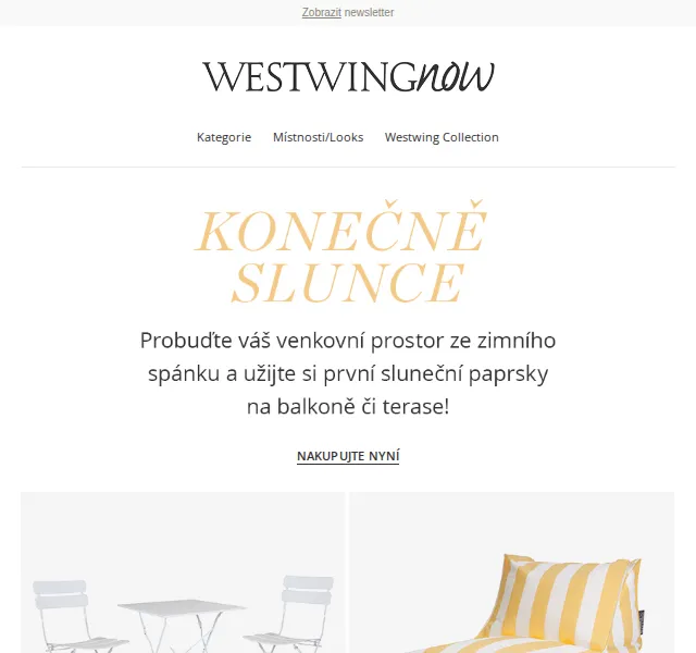 WestwingNow: Terasová sezóna Countryside Collection – červen 2026 | Nuslet.cz