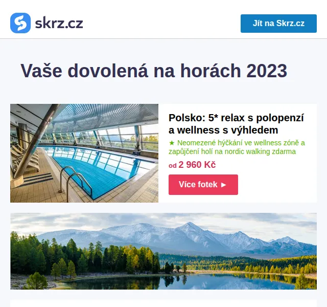 Skrz.cz: Skipas v ceně – wellness s výhledem na hory – červen 2026 | Nuslet.cz