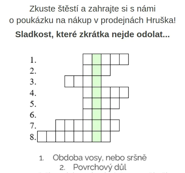 Váš HRUŠKA tým: Soutěž o poukázky 500 Kč – červen 2026 | Nuslet.cz