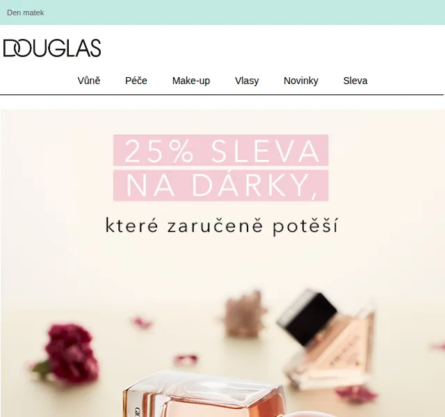 Douglas CZ: 25% sleva na vybrané značky – červen 2026 | Nuslet.cz