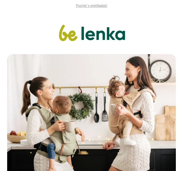 Be Lenka: 30% sleva na nosiče a šátky – prosinec 2022 | Nuslet.cz