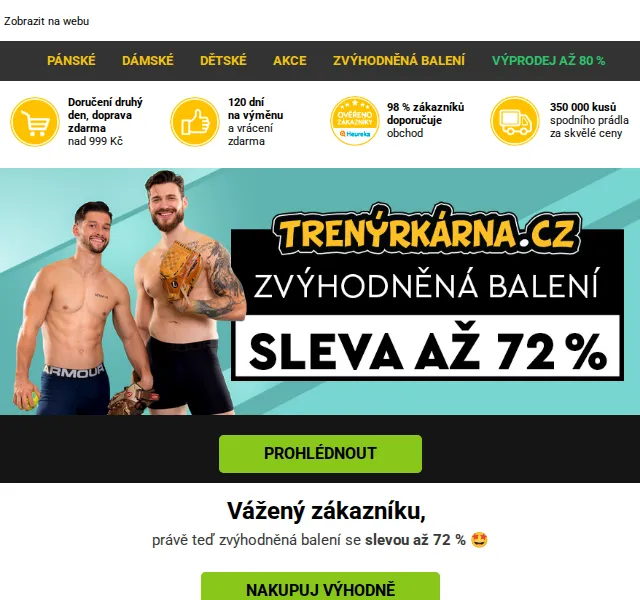 Lukáš z Trenýrkárna.cz: Multibalení až -72 % – červenec 2026 | Nuslet.cz