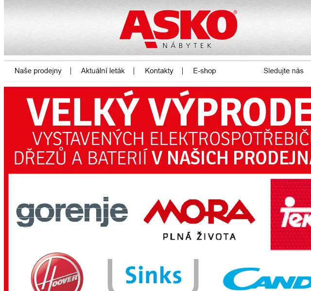 Asko Nábytek: nové spotřebiče – červen 2026 | Nuslet.cz
