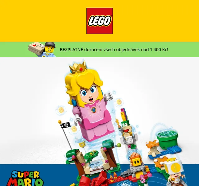 LEGO®: BEZPLATNÉ doručení nad 1 400 Kč + dárky – červen 2026 | Nuslet.cz