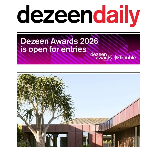 Dezeen Daily: Architektonické novinky – červen 2026 | Nuslet.cz