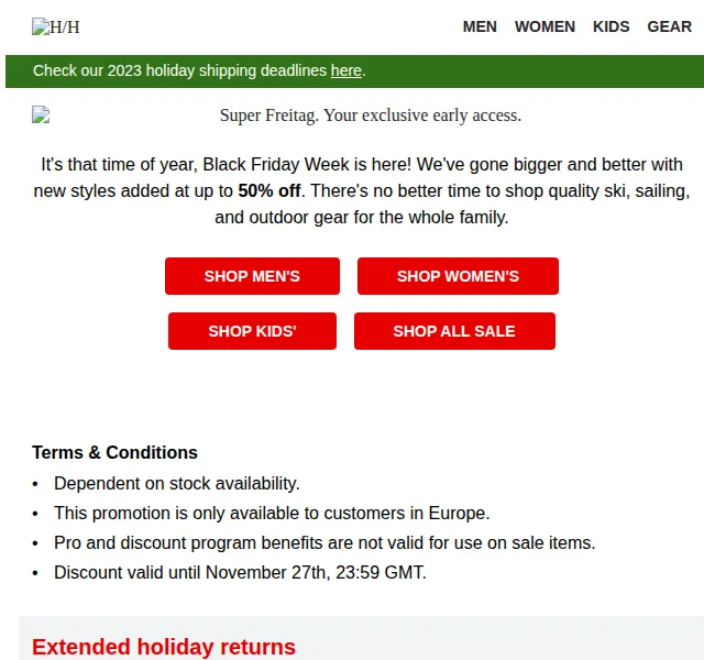 Helly Hansen Black Friday Week: slevy až 50 % – červen 2026 | Nuslet.cz