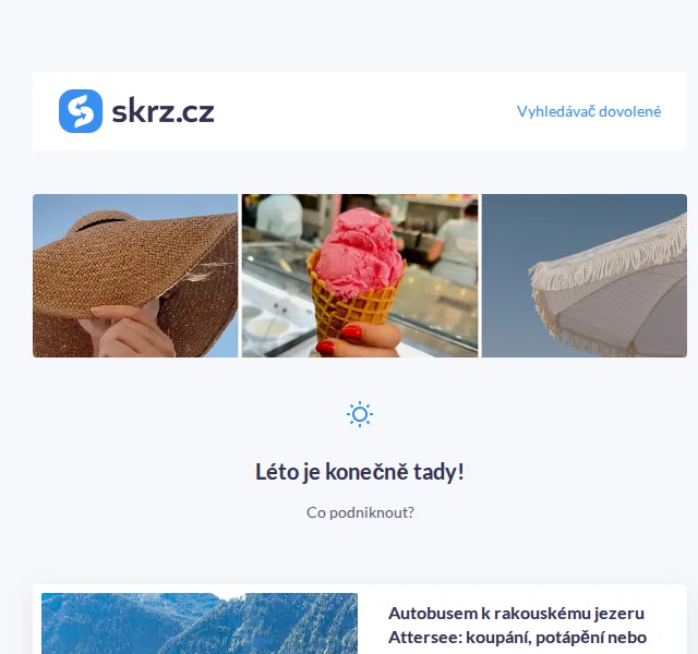 Vánoce na Skrz: Pobyty a výlety na léto – červenec 2026 | Nuslet.cz