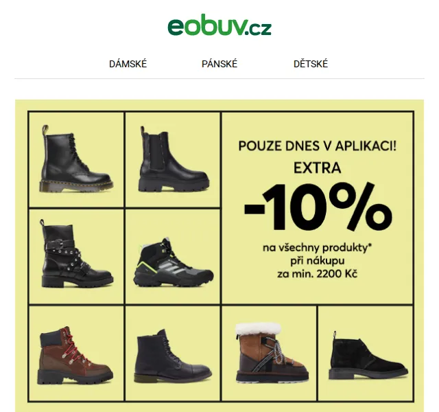 eobuv.cz: extra sleva 10 % na sněhule a kozačky – červen 2026 | Nuslet.cz