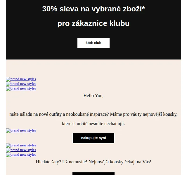 Orsay slevy: 30% sleva na pre Black Week – červen 2026 | Nuslet.cz