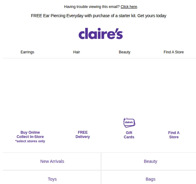 Claire's: 50% sleva na vše – červen 2026 | Nuslet.cz
