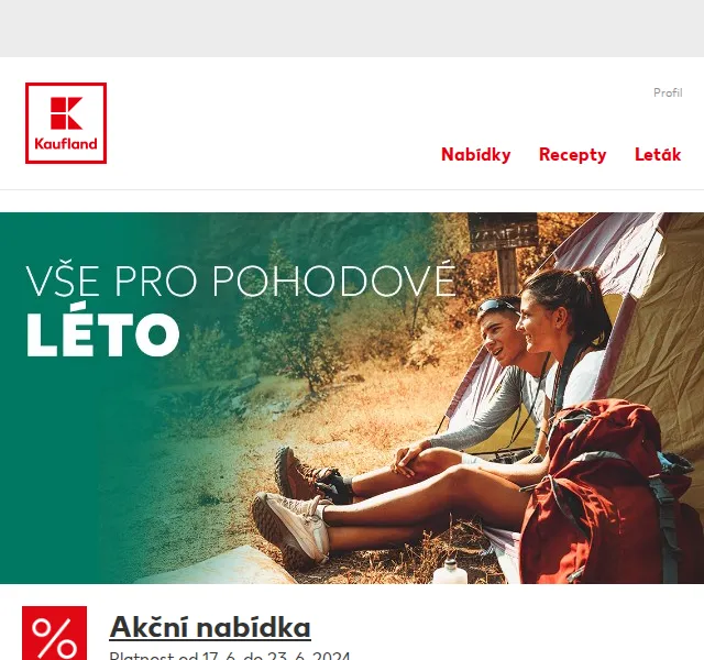 Kaufland: Countryside stan, křeslo a dekorace od 99,90 Kč – červen 2026 | Nuslet.cz
