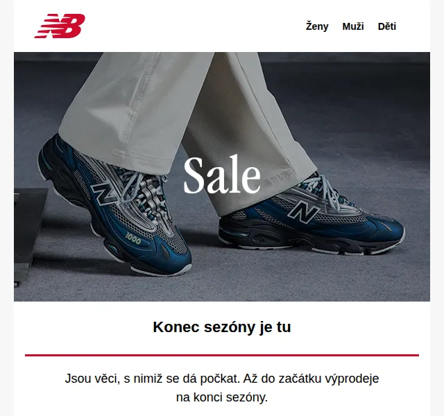 New Balance: Výprodej konce sezóny – Srpen 2026 | Nuslet