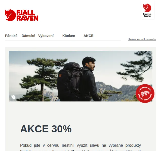 Fjallraven-shop: Slevy až 30 % na outdoorové oblečení – červenec 2026 | Nuslet.cz