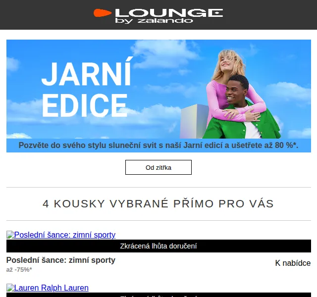 Lounge by Zalando: Jarní výprodej až 80 % – červen 2026 | Nuslet.cz