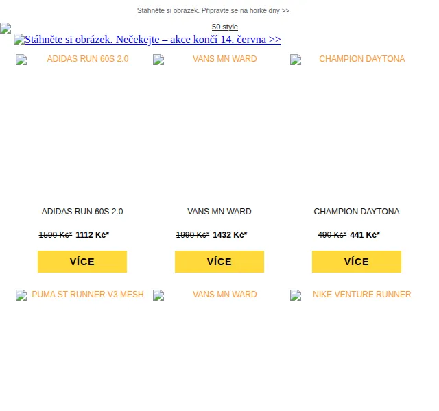 e50style.cz: Až -20 % na boty a oblečení – červen 2026 | Nuslet.cz