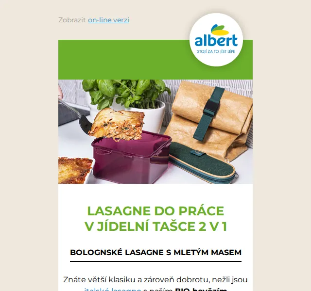Albert: Udržitelná kolekce a tipy – červen 2026 | Nuslet.cz