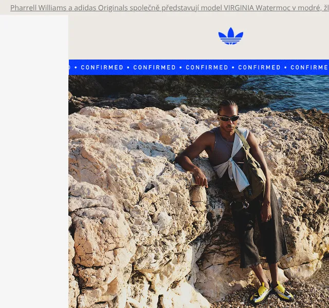 Adidas: Pharrell Williams VIRGINIA Watermoc – září 2026