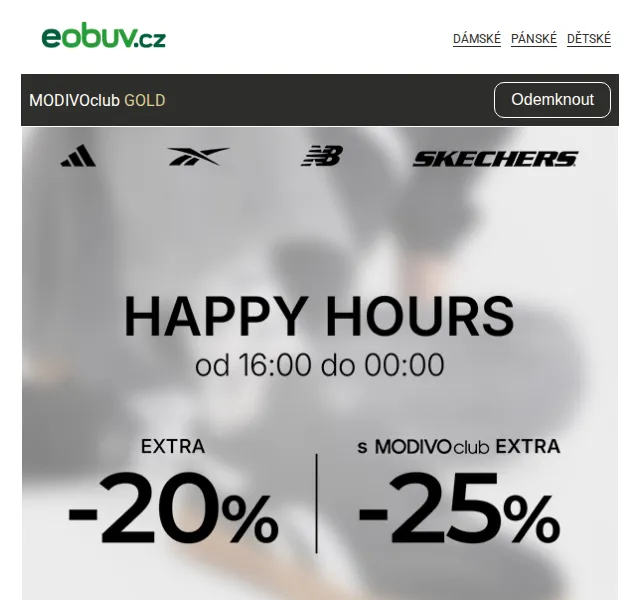 Eobuv.cz: Slevy až -25 % do půlnoci | Nuslet