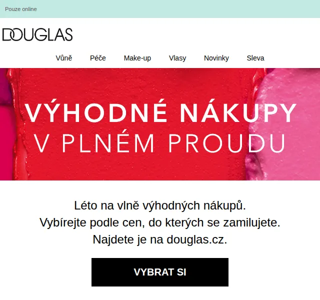 Douglas CZ: Léto na vlně výhod – červen 2026 | Nuslet.cz