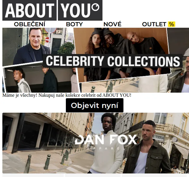 ABOUT YOU: Celebrity Collections – červen 2026 | Nuslet.cz