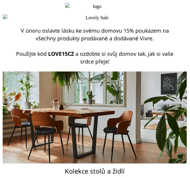 Vivre: 15% sleva na vše kódem LOVE15CZ – červen 2026 | Nuslet.cz