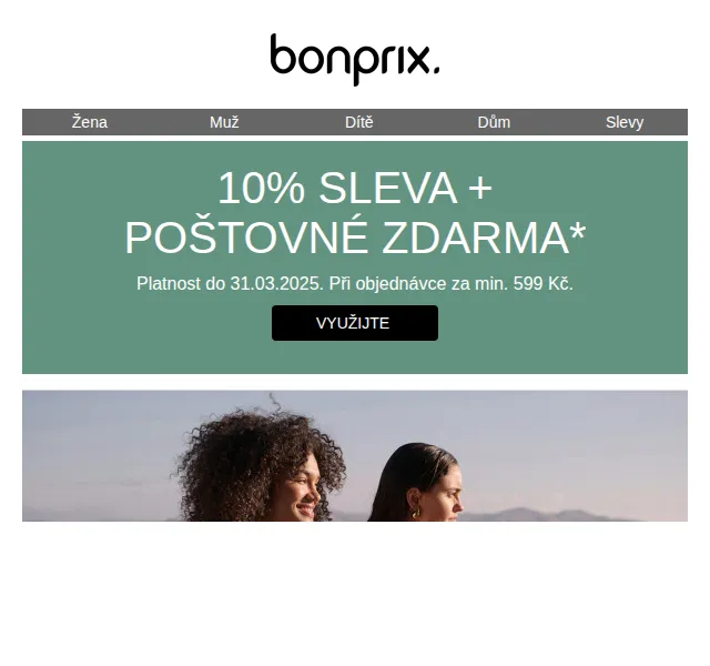 bonprix: 10% sleva a poštovné zdarma – červenec 2026 | Nuslet.cz