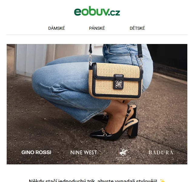 eobuv.cz: Extra -20 % na Nine West, Reebok – červen 2026 | Nuslet.cz