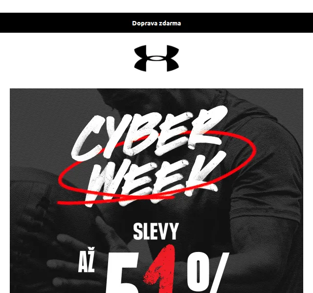 Under Armour: Cyber Week sleva až 51 % – červen 2026 | Nuslet.cz