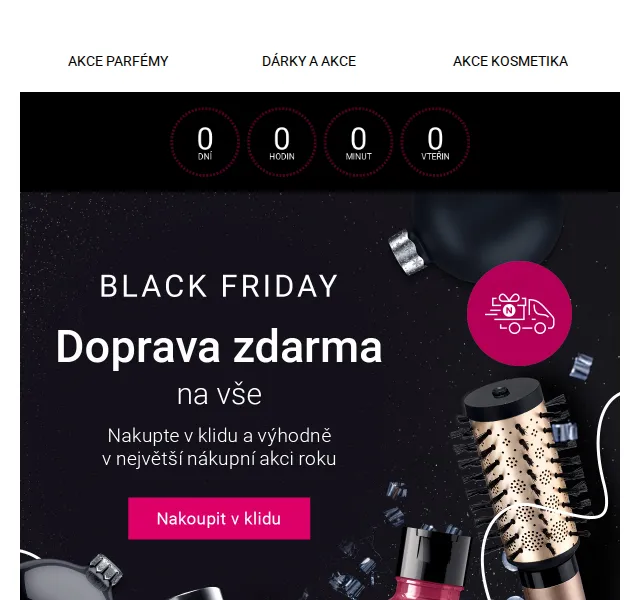 Notino: Doprava zdarma na vše – červenec 2026 | Nuslet.cz
